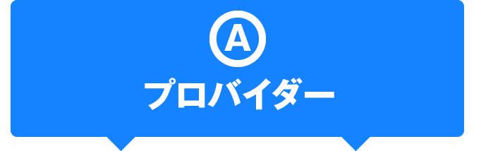 A プロバイダー